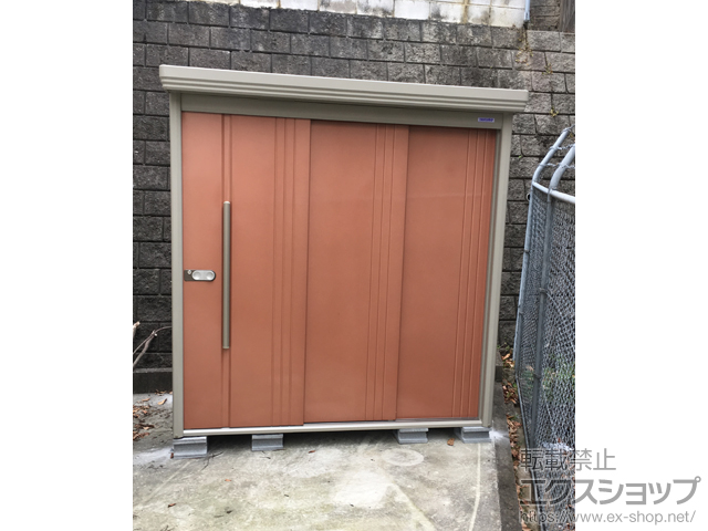 大阪府柏原市のの物置・屋外倉庫 Mr.ストックマンダンディ 一般型(ND-2012-T ) 施工例