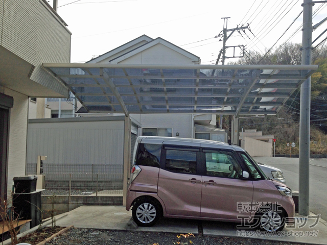 東京都八王子市ののカーポート レイナポートグラン　積雪〜20cm対応 施工例