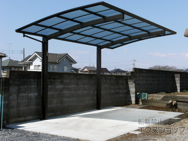 茨城県古河市ののカーポート レイナポートグラン　積雪〜20cm対応 施工例