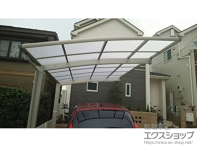 神奈川県横浜市ののカーポート プレシオスポート 積雪〜20cm対応 施工例