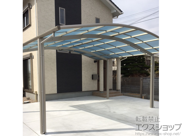 高知県香南市ののカーポート レイナツインポートグラン　積雪〜20cm対応 施工例