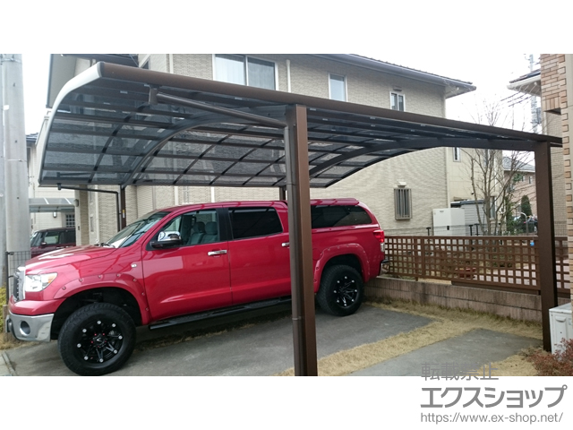 栃木県宇都宮市ののカーポート レイナツインポートグラン　積雪〜20cm対応 施工例