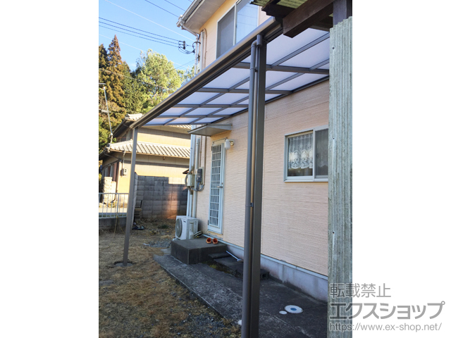 兵庫県多可郡多可町ののテラス屋根 スピーネ F型 テラスタイプ 単体 積雪〜20cm対応 施工例