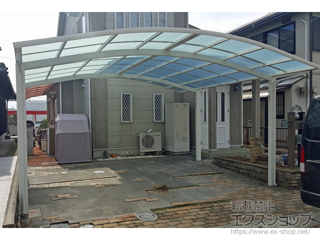 兵庫県加古郡稲美町ののカーポート レイナツインポートグラン　積雪〜20cm対応 施工例