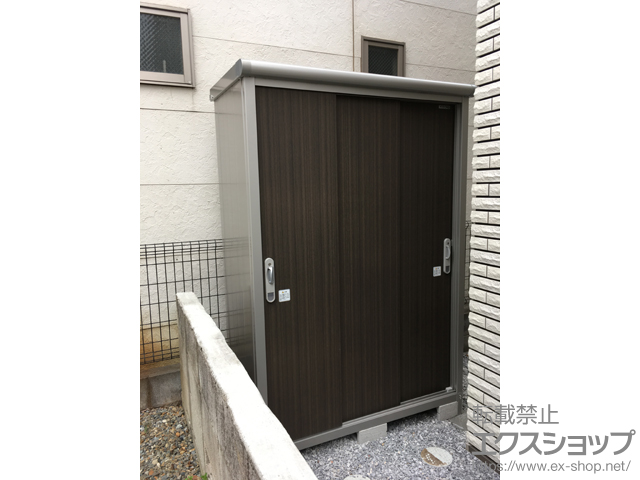 東京都練馬区のの物置・屋外倉庫 エスモ 一般型 (ESE-1306A-DW) 施工例