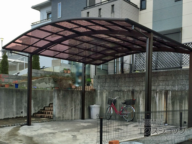 京都府八幡市ののカーポート レイナツインポートグラン　積雪〜20cm対応 施工例