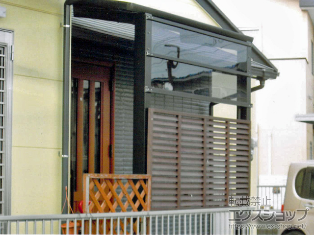 宮崎県東臼杵郡門川町ののサイクルポート・駐輪場 ネスカRミニ (ラウンドスタイル) 積雪〜20cm対応 施工例