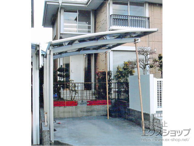 静岡県藤枝市ののカーポート プレシオスポート 積雪〜20cm対応 施工例