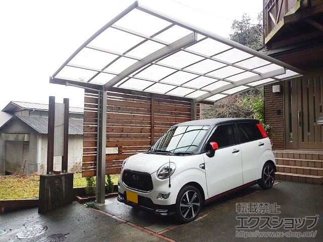 神奈川県藤沢市ののカーポート プレシオスポート 積雪〜20cm対応 施工例