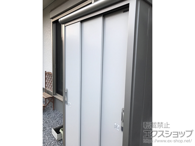 神奈川県大和市のの物置・屋外倉庫 エスモ 一般型 1050×650×1959 ESE-1006A-PW 施工例