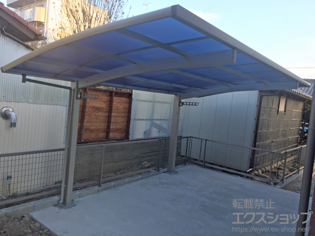 愛知県名古屋市ののカーポート プレシオスポート 積雪〜20cm対応 施工例