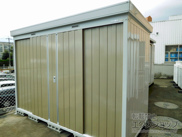 大分県大分市のの物置・屋外倉庫 ネクスタ 一般型 3050×1370×2020 NXN-45S-MB 施工例