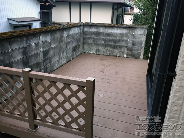 愛知県一宮市ののウッドデッキ リウッドデッキ 200 施工例