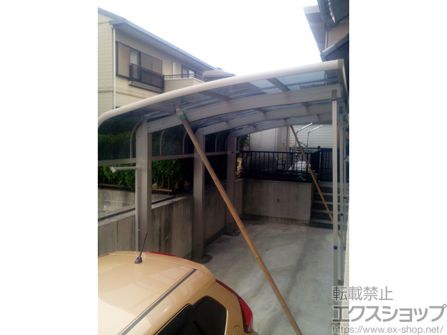 三重県桑名市ののカーポート レイナキャップポートグラン50 積雪〜50cm対応 施工例