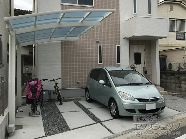 福岡県春日市ののカーポート レイナポートグラン　積雪〜20cm対応 施工例