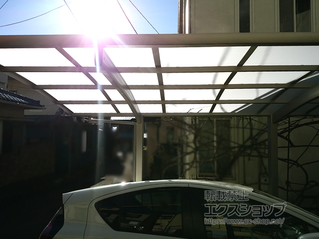 神奈川県横浜市ののカーポート プレシオスポート 積雪〜20cm対応 施工例