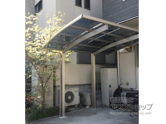 大阪府茨木市ののカーポート プレシオスポート 積雪〜20cm対応 施工例