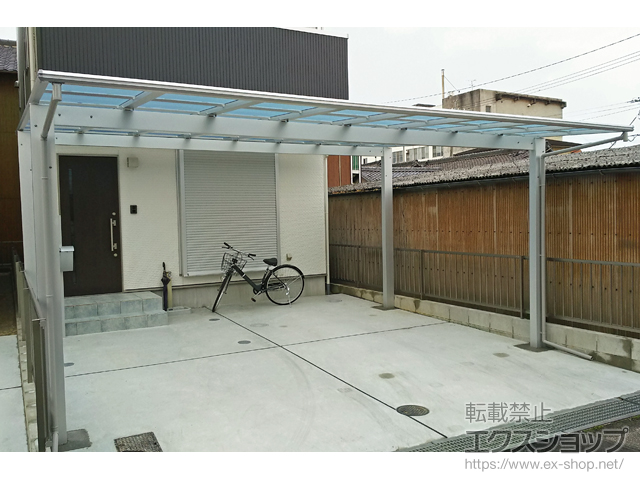 愛知県刈谷市ののカーポート エフルージュ ツイン 積雪〜20cm対応 施工例