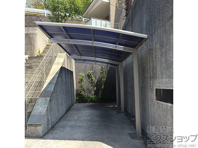 熊本県熊本市ののカーポート レイナポートグラン 延長　積雪〜20cm対応 施工例