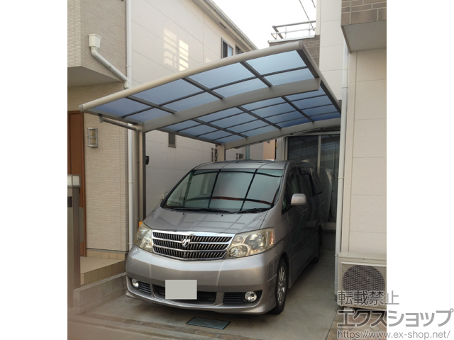 東京都江戸川区ののカーポート ネスカR (ラウンドスタイル) 積雪〜20cm対応 施工例