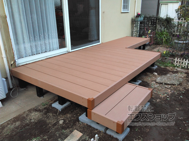 神奈川県横浜市ののウッドデッキ リウッドデッキ 200 施工例