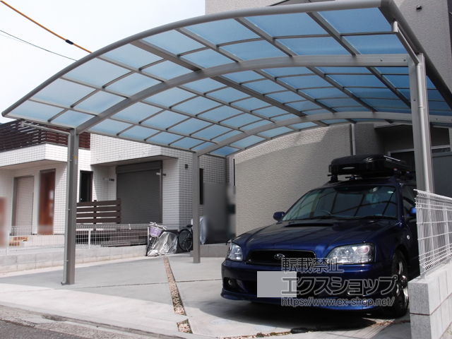 広島県広島市ののカーポート レイナツインポートグラン　積雪〜20cm対応 施工例