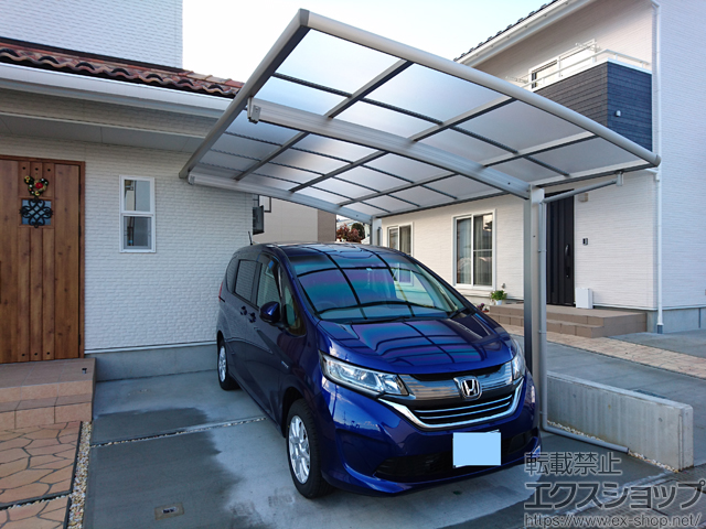 長野県長野市ののカーポート レイナポートグラン　積雪〜20cm対応 施工例