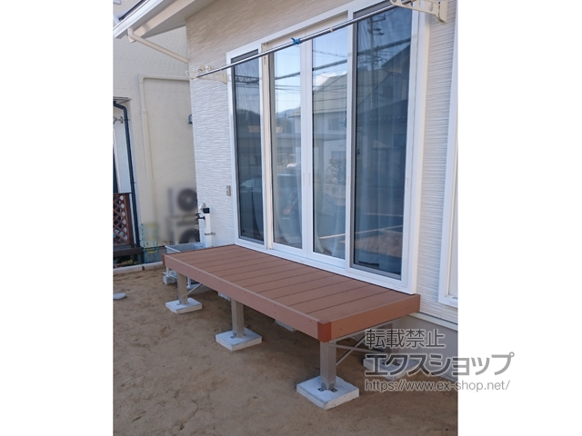 長野県須坂市ののウッドデッキ マージウッドデッキ 施工例