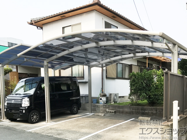 熊本県熊本市ののカーポート レイナツインポートグラン　積雪〜20cm対応 施工例