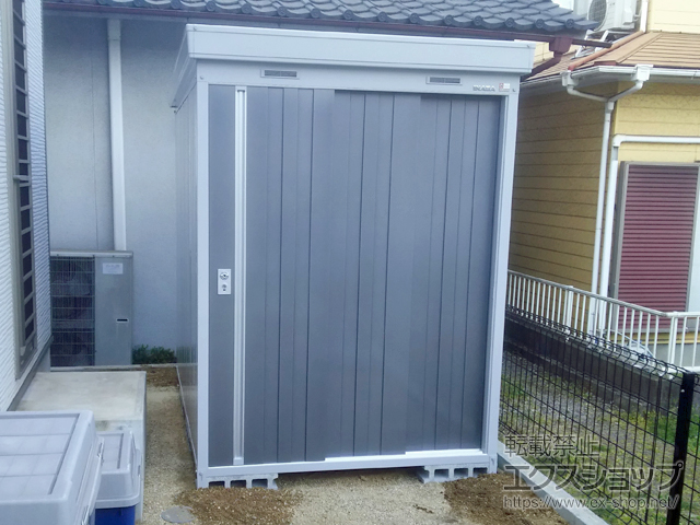 大分県大分市のの物置・屋外倉庫 ネクスタ 一般型 1530×2210×2020 NXN-33CS-PG 施工例