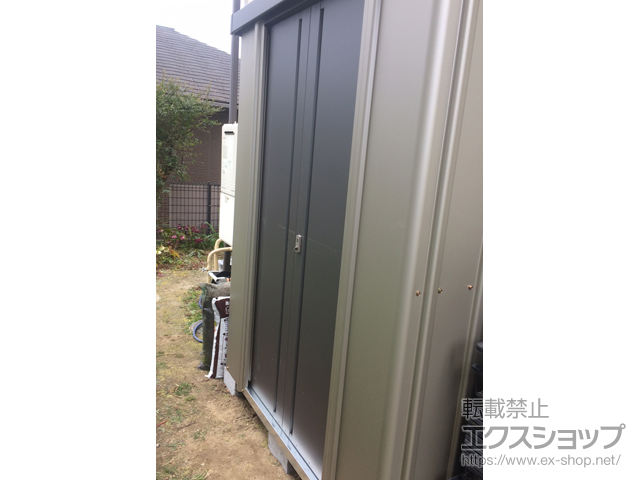 大阪府四條畷市のの物置・屋外倉庫 エスケーセブン SK7-25 一般型 1400 ×600×1880 SK7-25 施工例