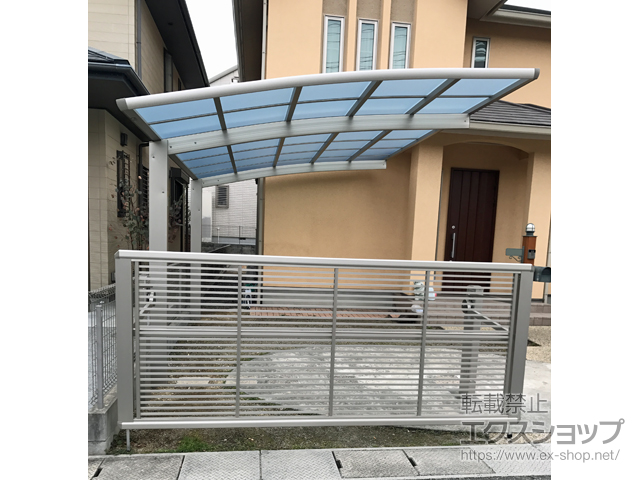 大阪府貝塚市ののカーポート レイナポートグラン　積雪〜20cm対応 施工例