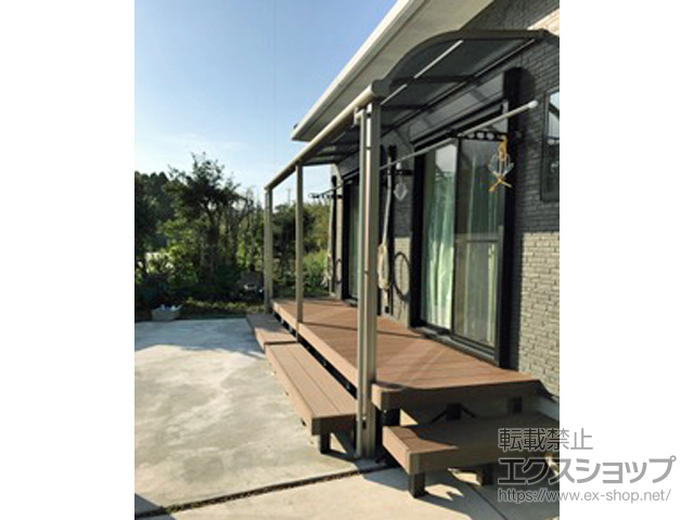 鹿児島県南九州市ののウッドデッキ リウッドデッキ 200 施工例