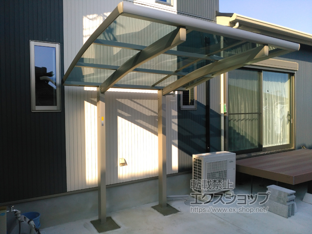 宮崎県東諸県郡国富町ののサイクルポート・駐輪場 プレシオスポート ミニ 積雪〜20cm対応 施工例