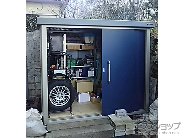 茨城県守谷市のの物置・屋外倉庫 エスケーエイト SK8-100 一般型 2200×1600×1940 SK8-100 施工例