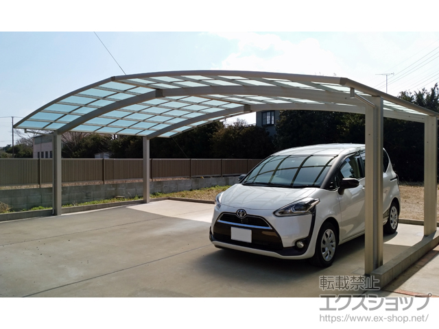 千葉県匝瑳市ののカーポート レイナトリプルポートグラン　積雪〜20cm対応 施工例