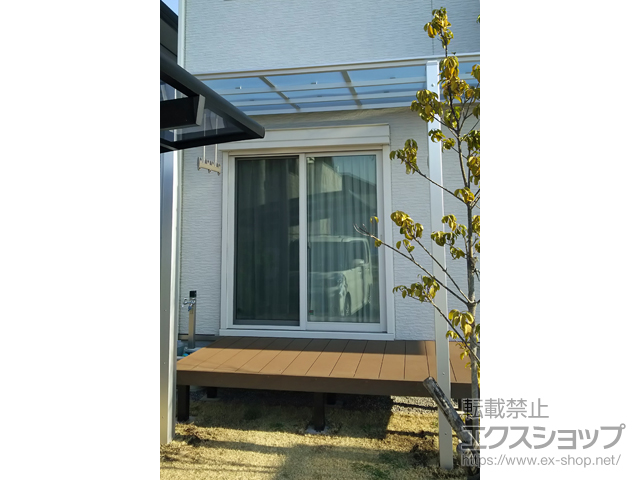 栃木県小山市ののウッドデッキ リウッドデッキ 200 施工例