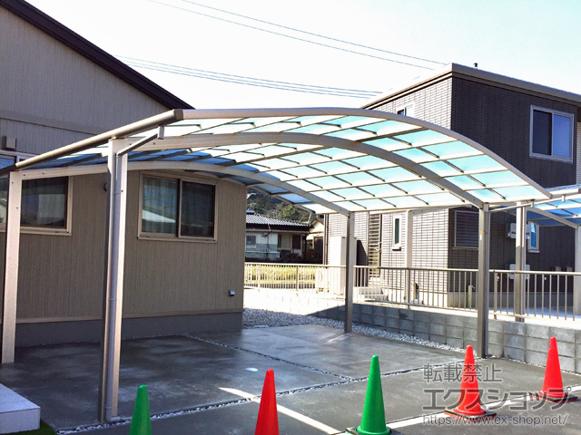 山口県山口市ののカーポート レイナツインポートグラン　積雪〜20cm対応 施工例