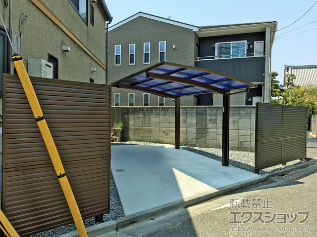東京都江戸川区ののカーポート プレシオスポート 積雪〜20cm対応 施工例