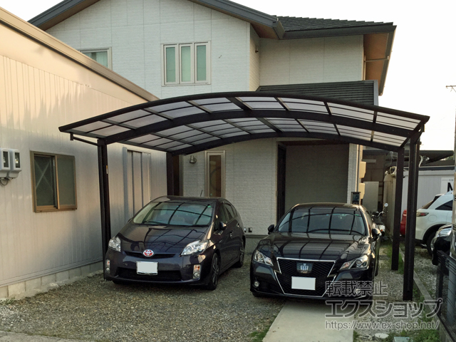 愛知県豊田市ののカーポート レイナツインポートグラン　積雪〜20cm対応 施工例