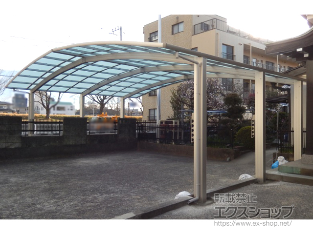 茨城県水戸市ののカーポート レイナトリプルポートグラン　積雪〜20cm対応 施工例