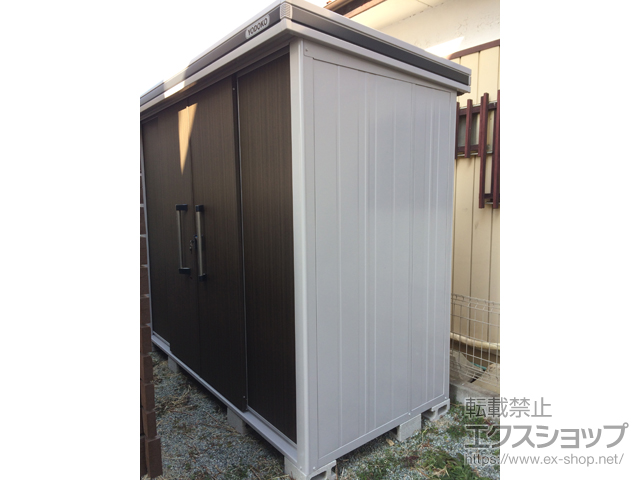 宮城県仙台市のの物置・屋外倉庫 エルモ 一般型 2570×1170×2121 LMD-2511-DW 施工例