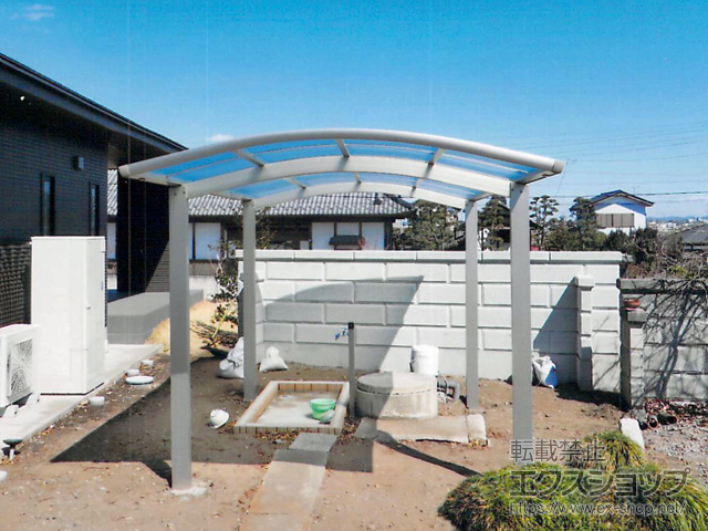 茨城県筑西市ののカーポート レイナワンポートグラン　積雪〜20cm対応 施工例