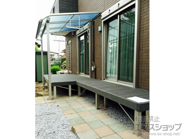 埼玉県狭山市ののウッドデッキ リウッドデッキ 200 施工例