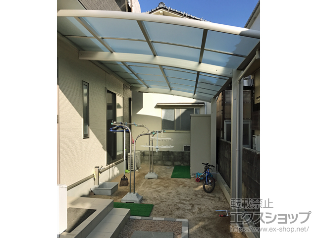 広島県広島市ののカーポート レイナポートグラン　積雪〜20cm対応 施工例