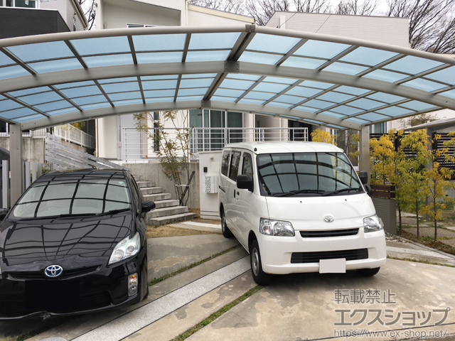 愛知県尾張旭市ののカーポート レイナトリプルポートグラン　積雪〜20cm対応 施工例