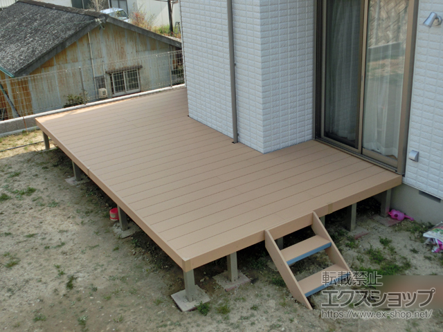 愛知県知多郡東浦町ののウッドデッキ リウッドデッキ 200 施工例