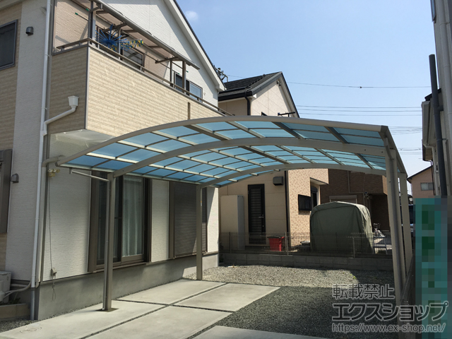 兵庫県揖保郡太子町ののカーポート レイナツインポートグラン　積雪〜20cm対応 施工例