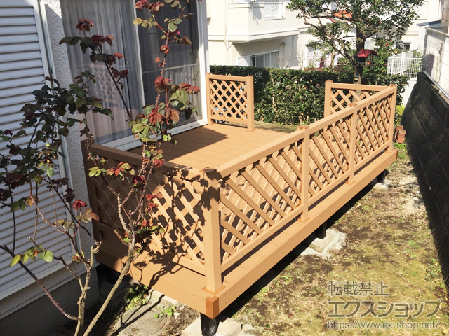 神奈川県横浜市ののウッドデッキ リウッドデッキ 200 施工例