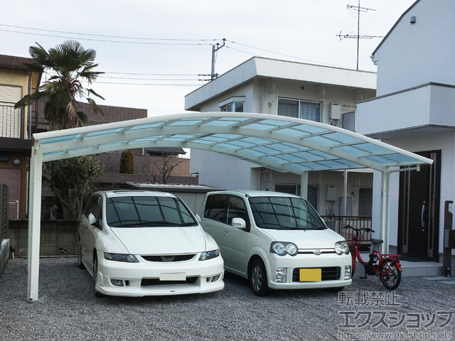 東京都福生市ののカーポート レイナツインポートグラン　積雪〜20cm対応 施工例
